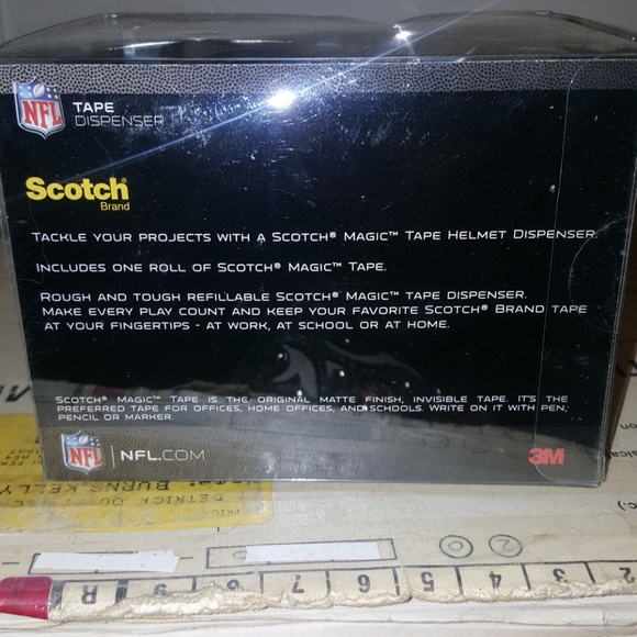 Ravens Football Helmet Tape Dispenser - Picture 3 of 3