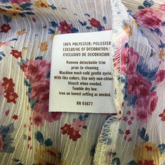 Decree Sz M with Tags Semi Sheer Top (B7) - Picture 3 of 4