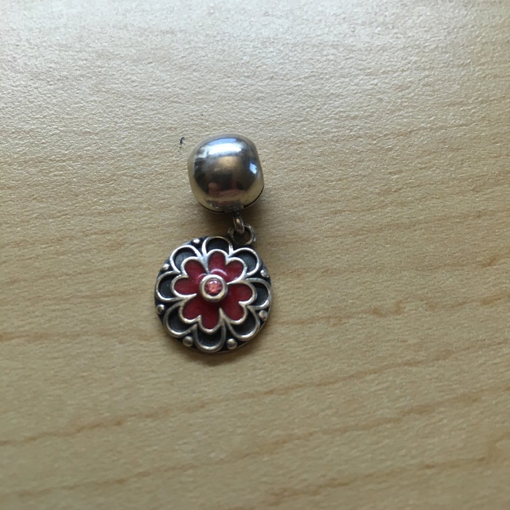 Pandora flower bracelet charm