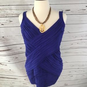 Soft Surroundings Criss Cross Purple Top SZ XL EUC