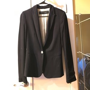 Black Zara Basics Blazer Black Zara Basics Blazer