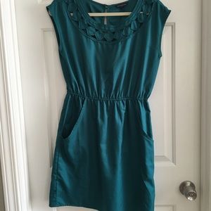 Banana Republic Turquoise Cutout Dress
