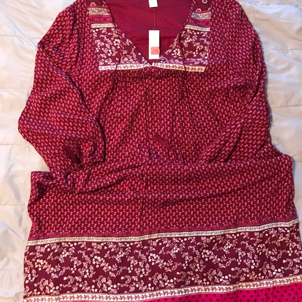 NWT boho shift