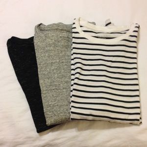 Final sale! Lot of 3 Merona Ultimate l/s tees