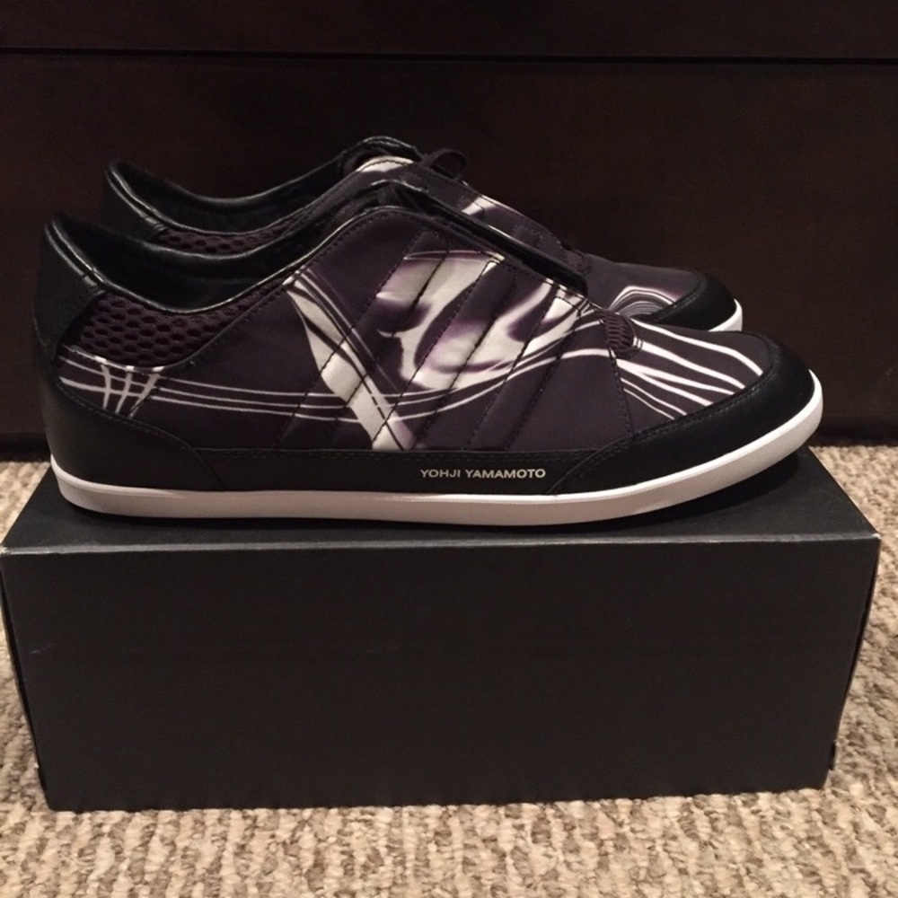 Mens Y3 Honja Low Top Blk/Wte size 10.5