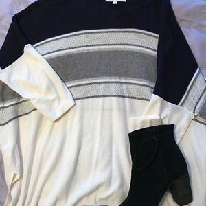 Never worn LOFT poncho sweater