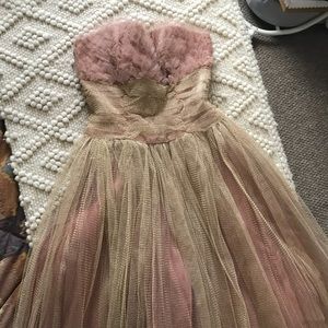 Vintage Prom Dress Heart Shaped Bodice