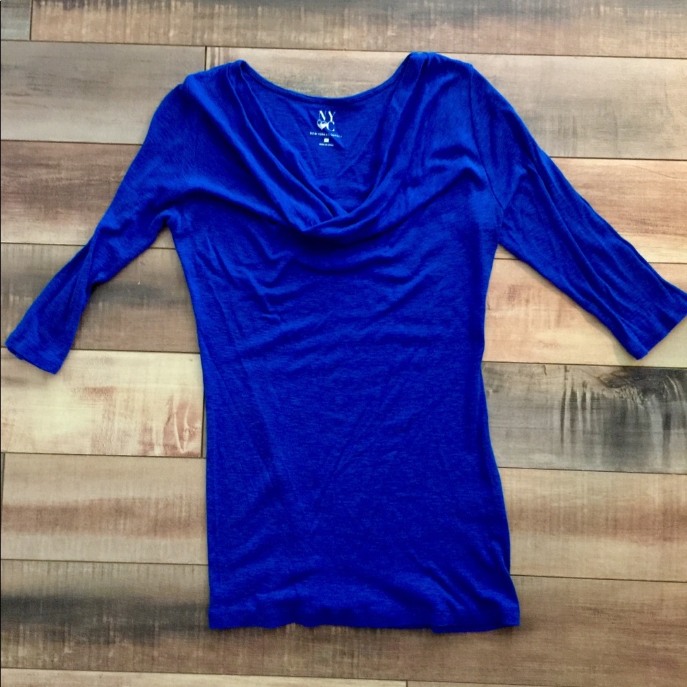 🛍🛍Blue 3/4 sleeve top
