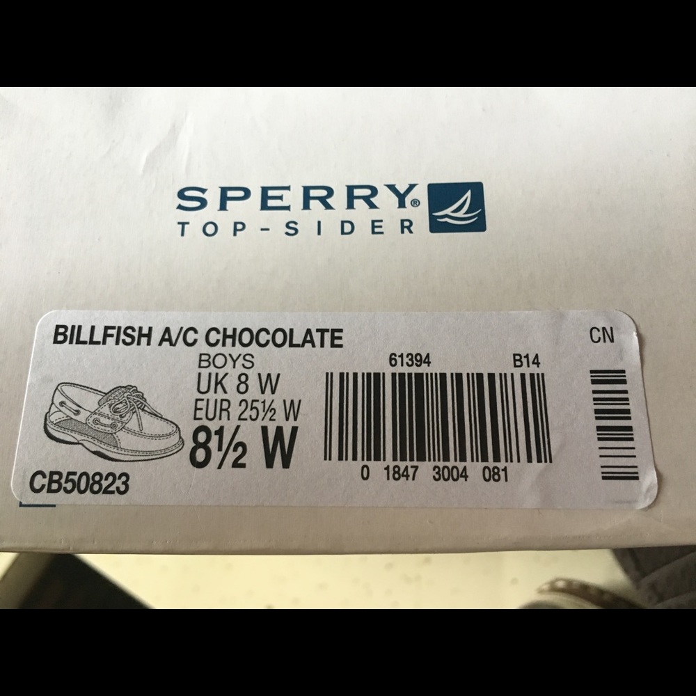 EUC Sperry top-sider billfish boat shoes