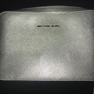 Silver Michael Kors Crossbody