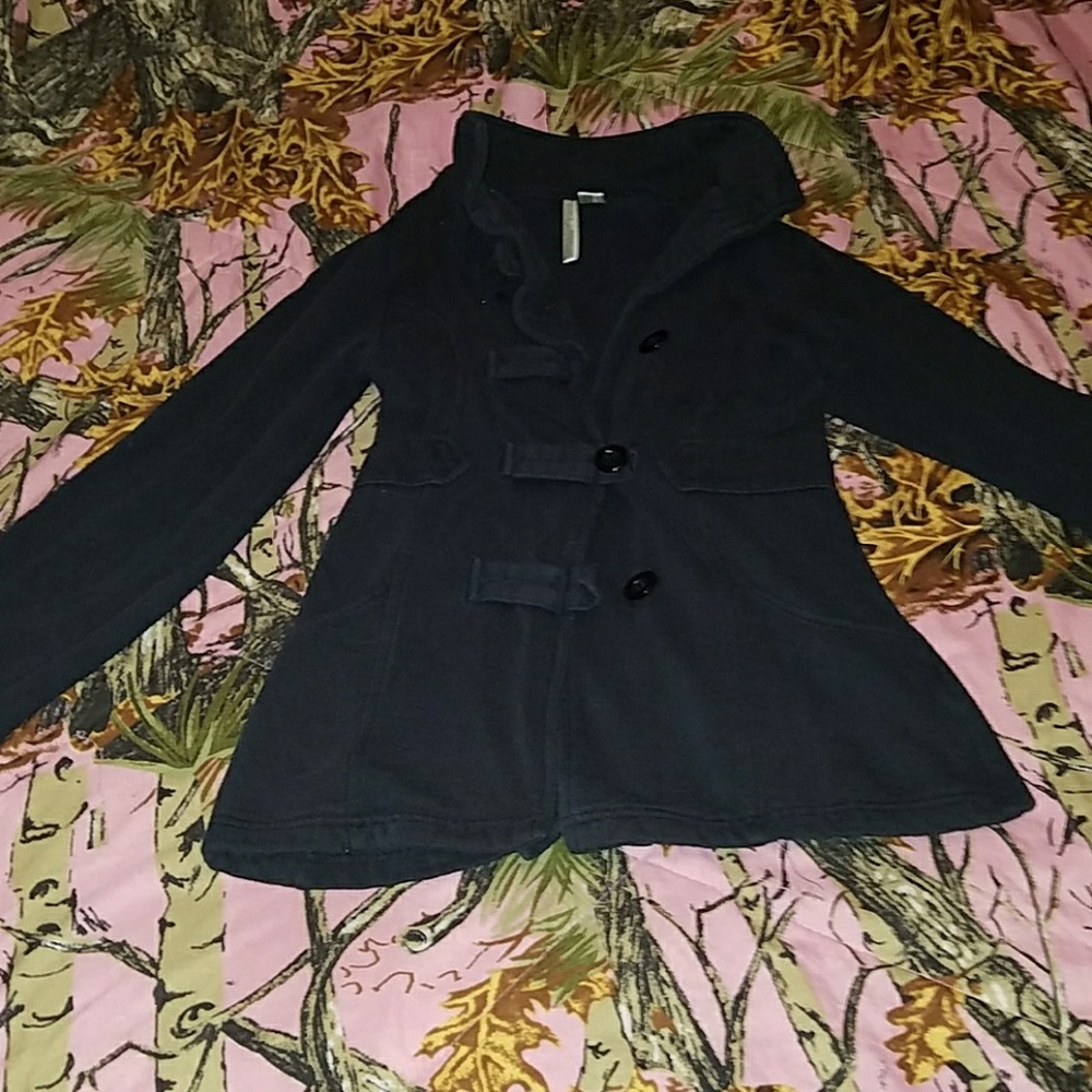 💟 black peacoat💟