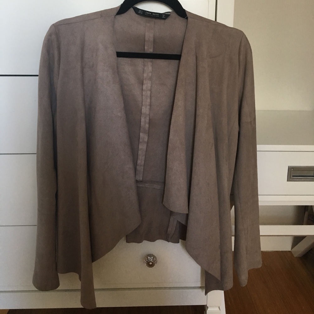 Zara Microsuede jacket