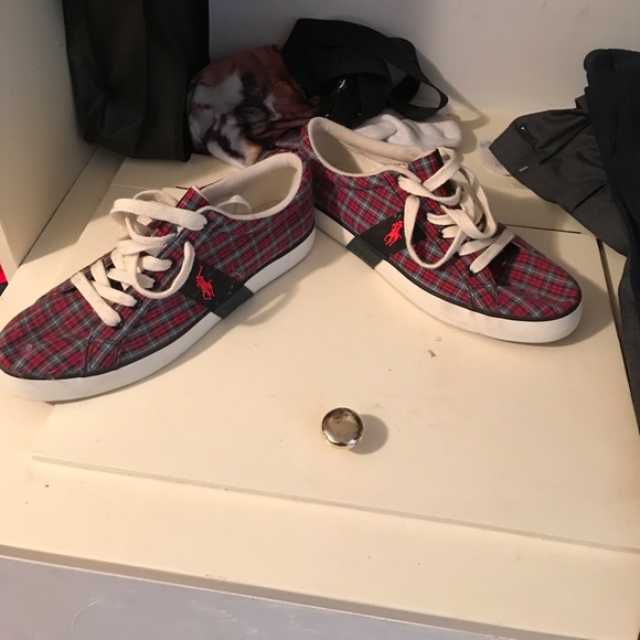 Polo Low Top Flannel Shoes - Picture 1 of 3