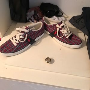 Polo Low Top Flannel Shoes