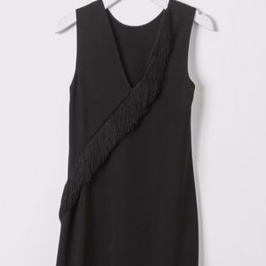 A.L.C Women's Black Lottman Fringe Dress