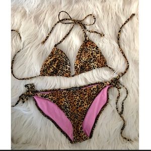 Sexy cheetah print bikini 👙 🐆