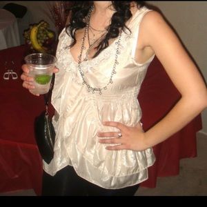 Poetry ruffled shirt