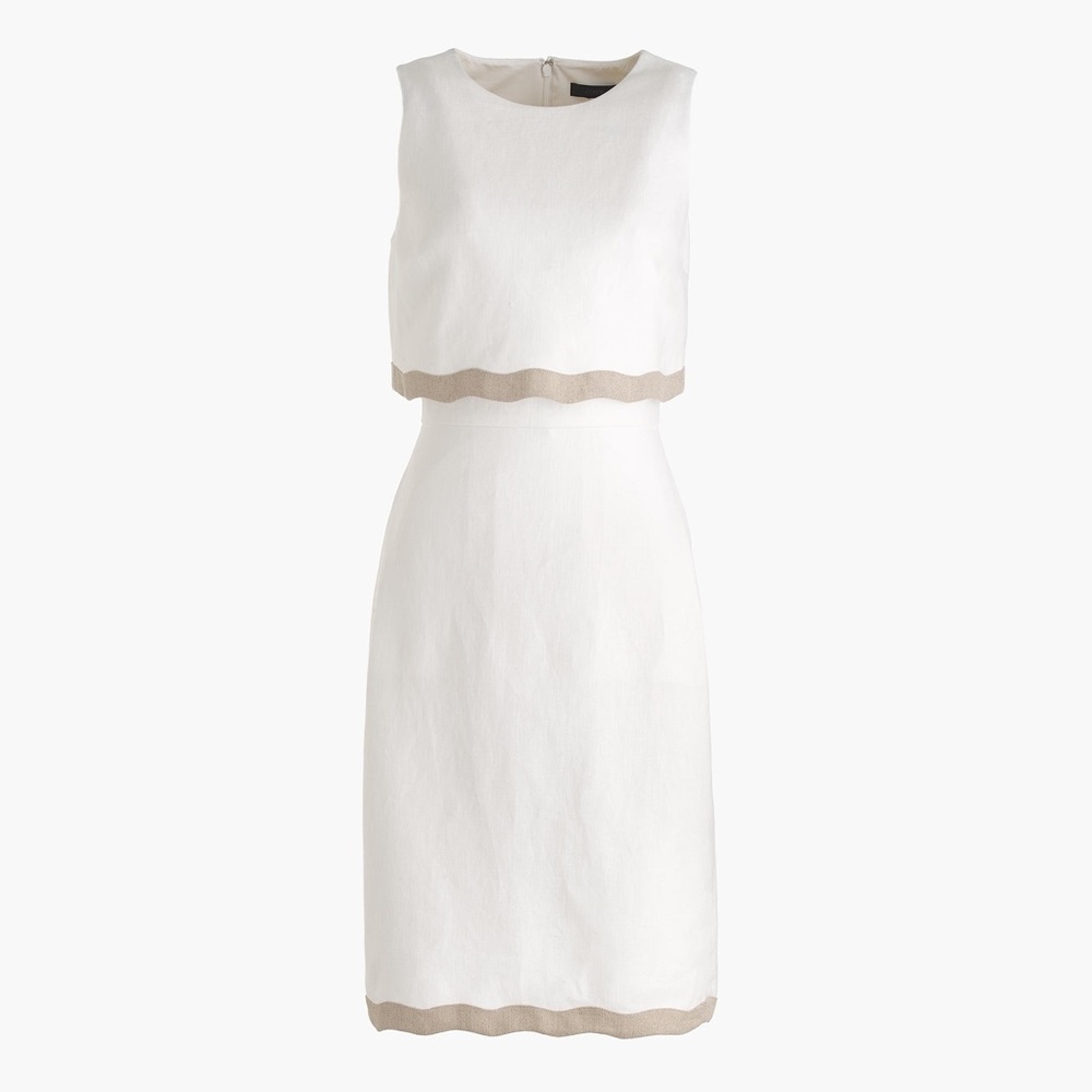 J Crew Going Places dress in linen