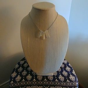 Lovely Clear Quartz Point Necklace