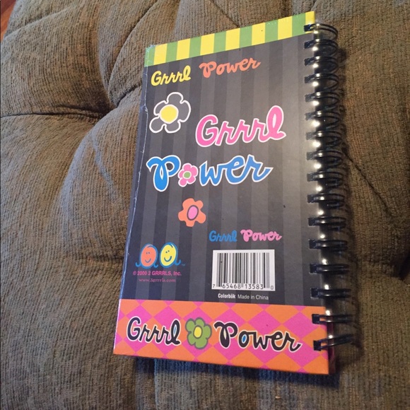 NWT Grrrl Power spiral journal with black pages. - Picture 2 of 4