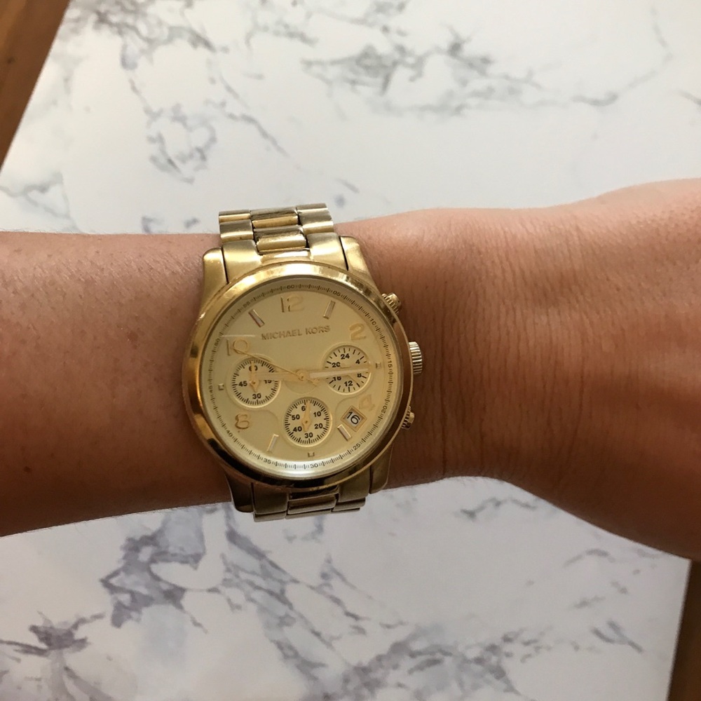 Michael Kors gold watch