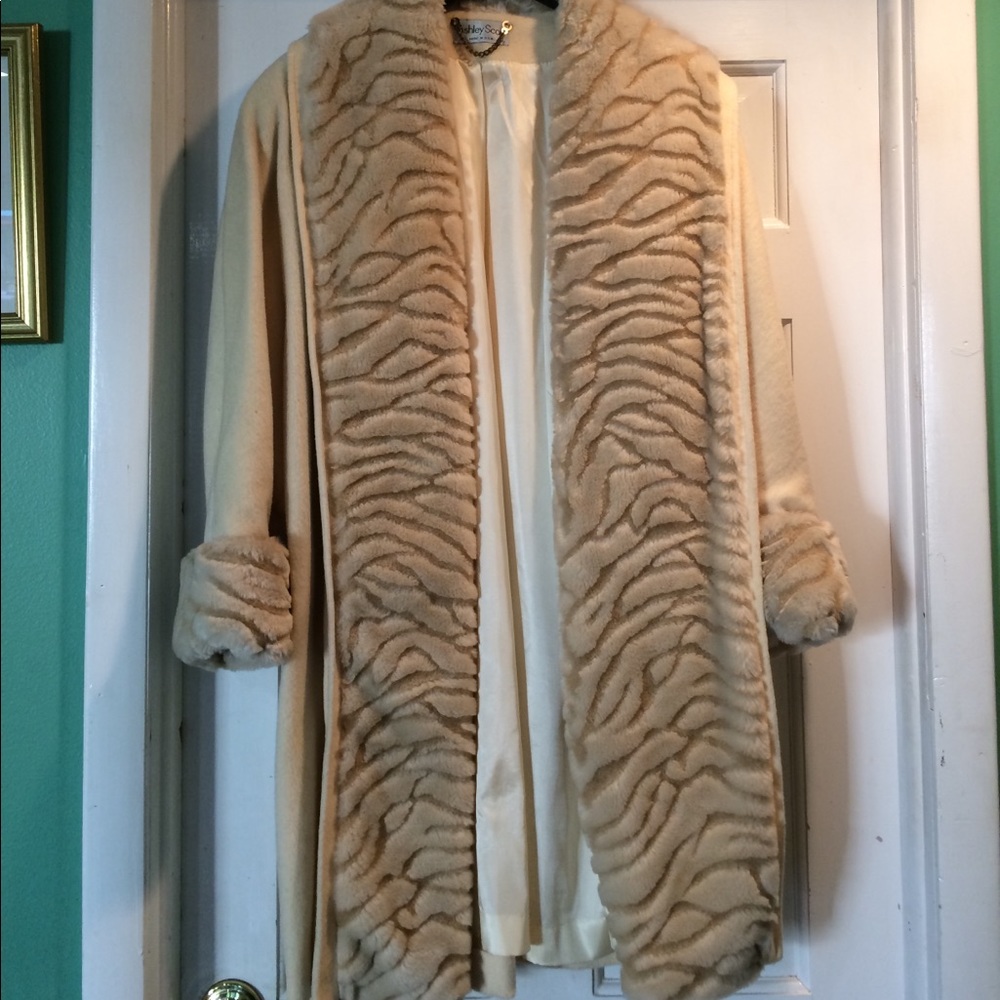 Beige woman's coat