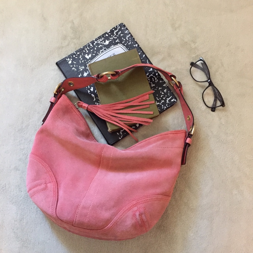Coach Suede Hobo Bag