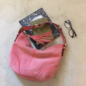 Coach Suede Hobo Bag