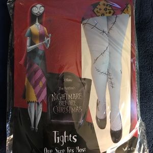 Nightmare before Christmas sally costume tights