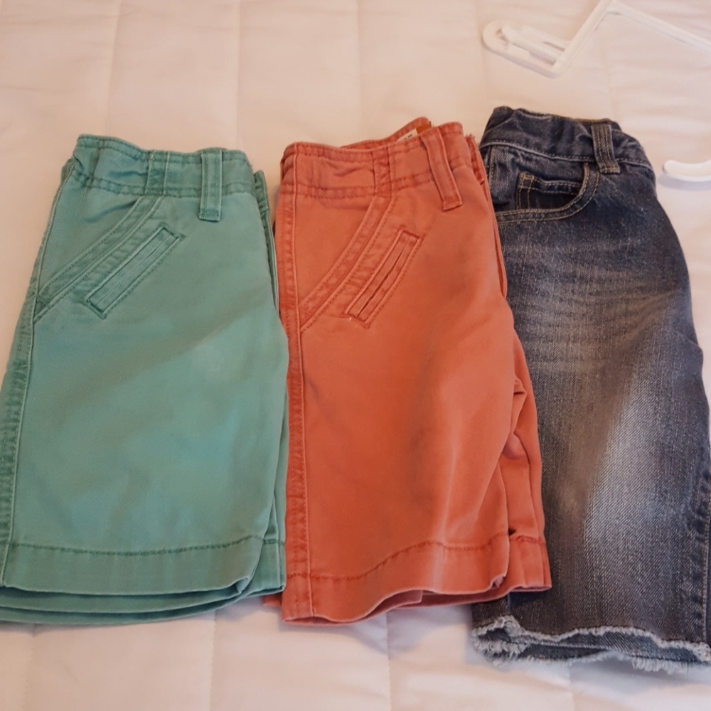 Three pair boys shorts