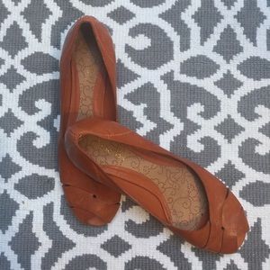 Leather Kenneth Cole Reaction Peep toe Wedges