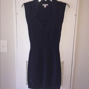 Navy blue bandage dress!