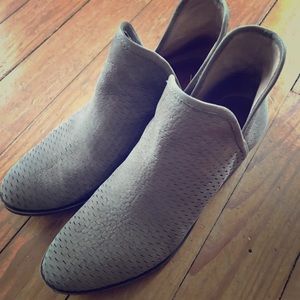 Lucky Brand perforated booties