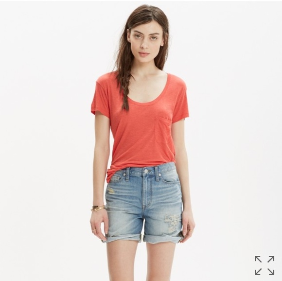 Madewell Pants - Madewell Karen Wash High Rise Boyfriend Shorts