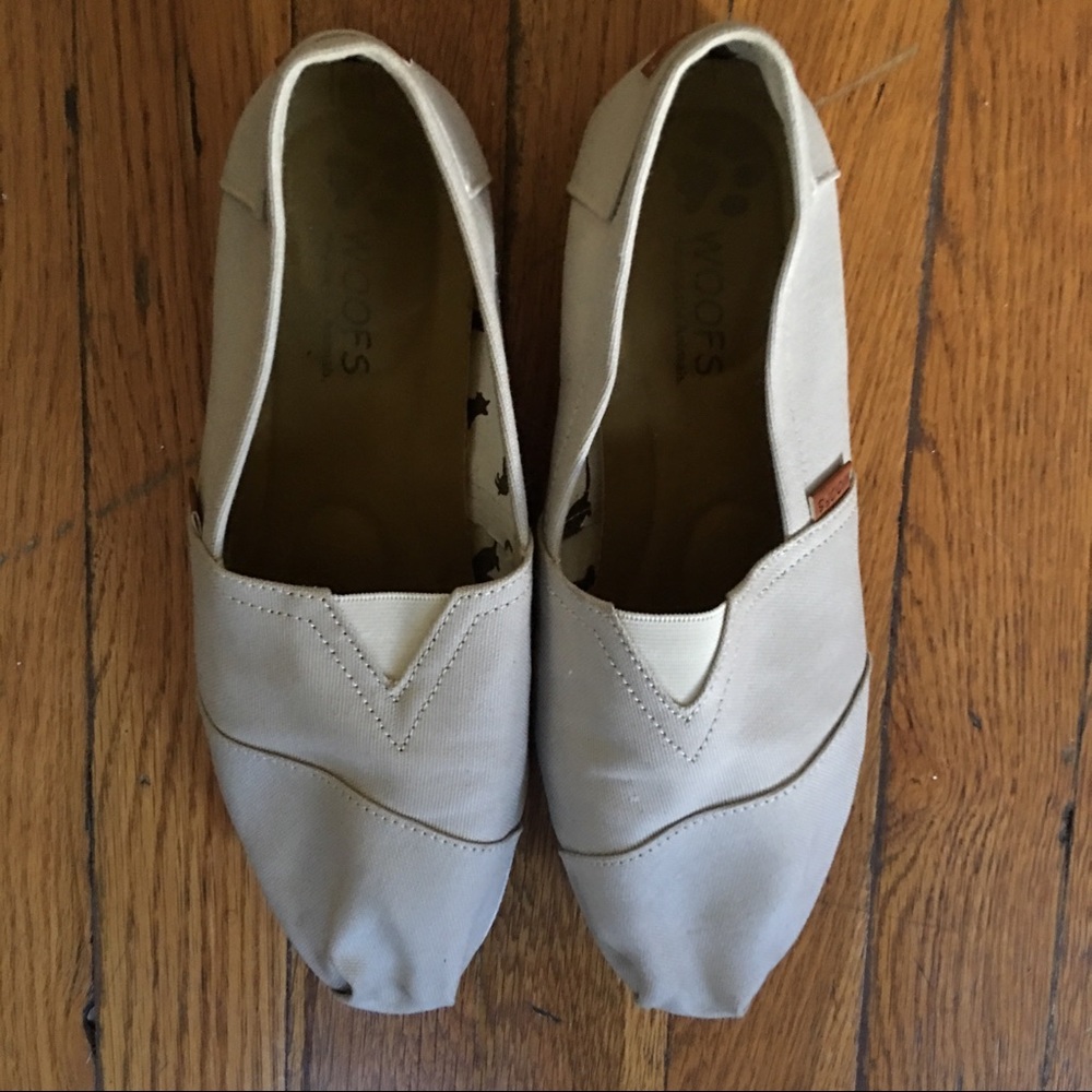 Beige Cream Loafers Flats