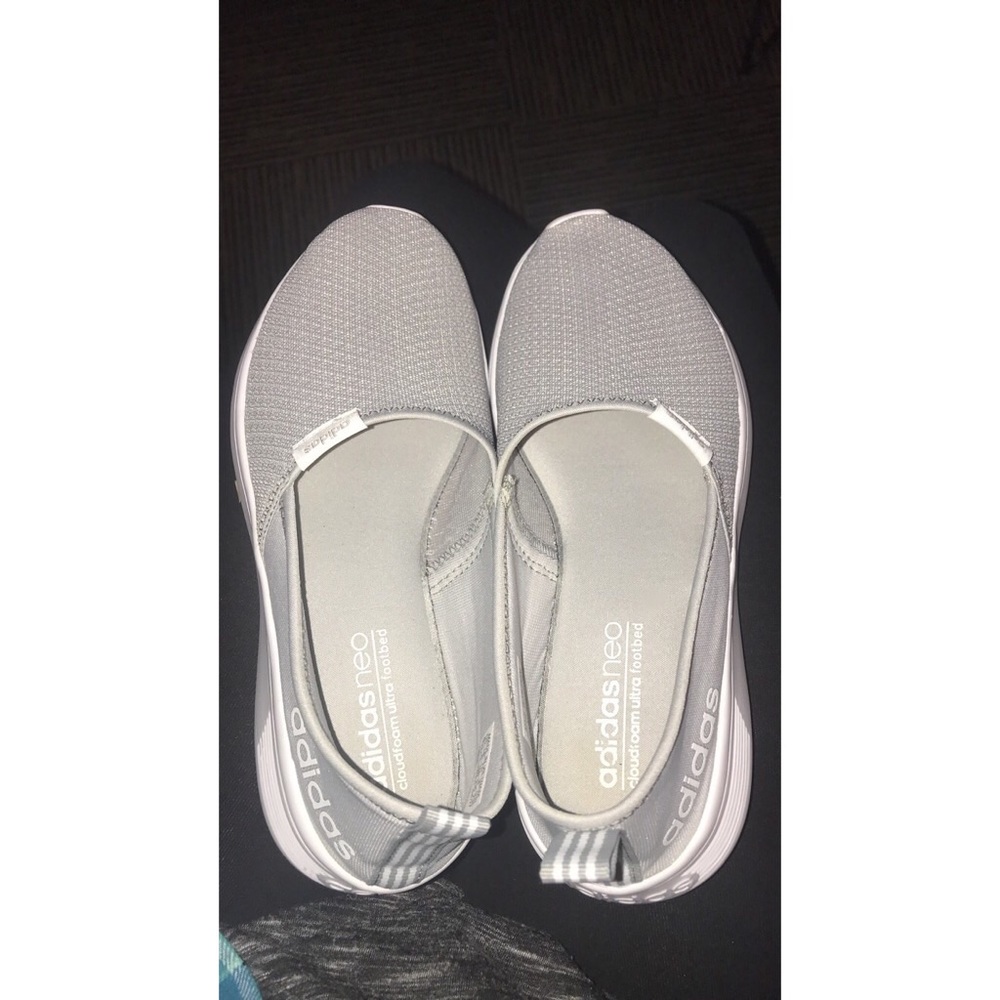 Adidas Neo cloudfoam slip-on shoes