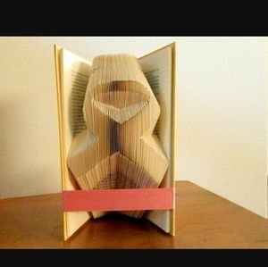 Breast Cancer Awareness Book Art