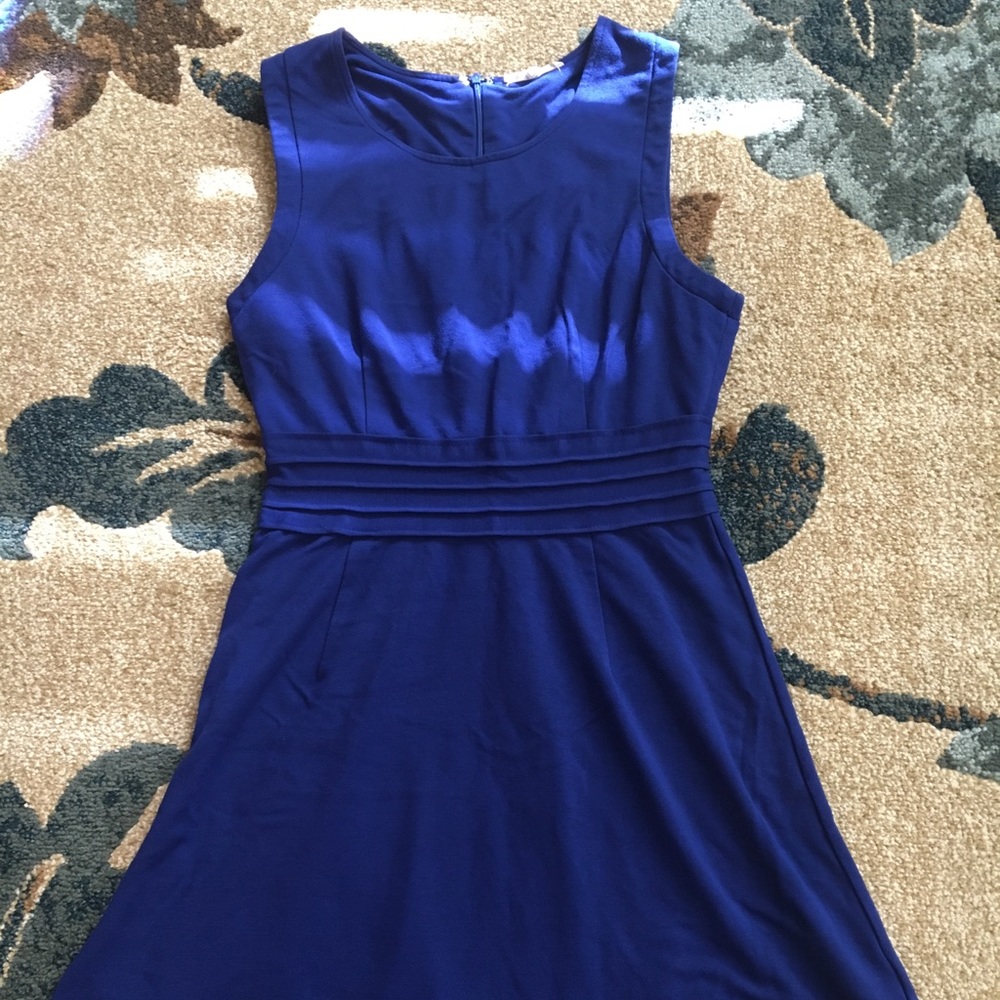 Royal Blue A Line Dress