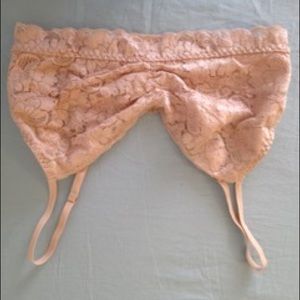 Lace bralette, size small. Nude color.
