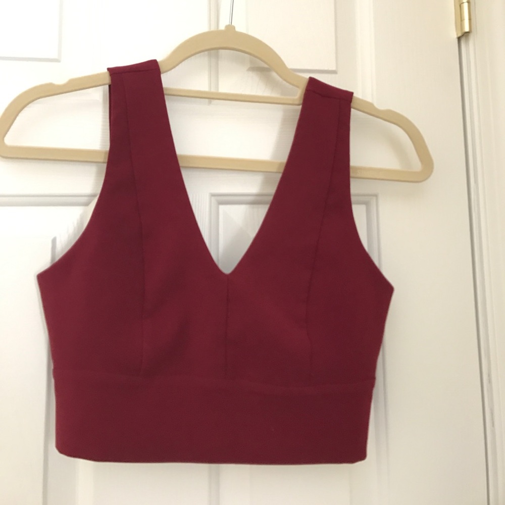 Forever 21 V-Neck Crop Top