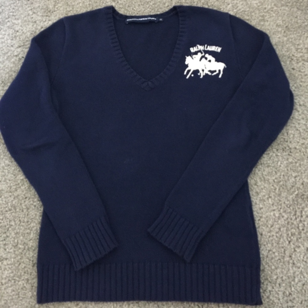 ✨SALE✨RALPH LAUREN V-neck cotton sweater
