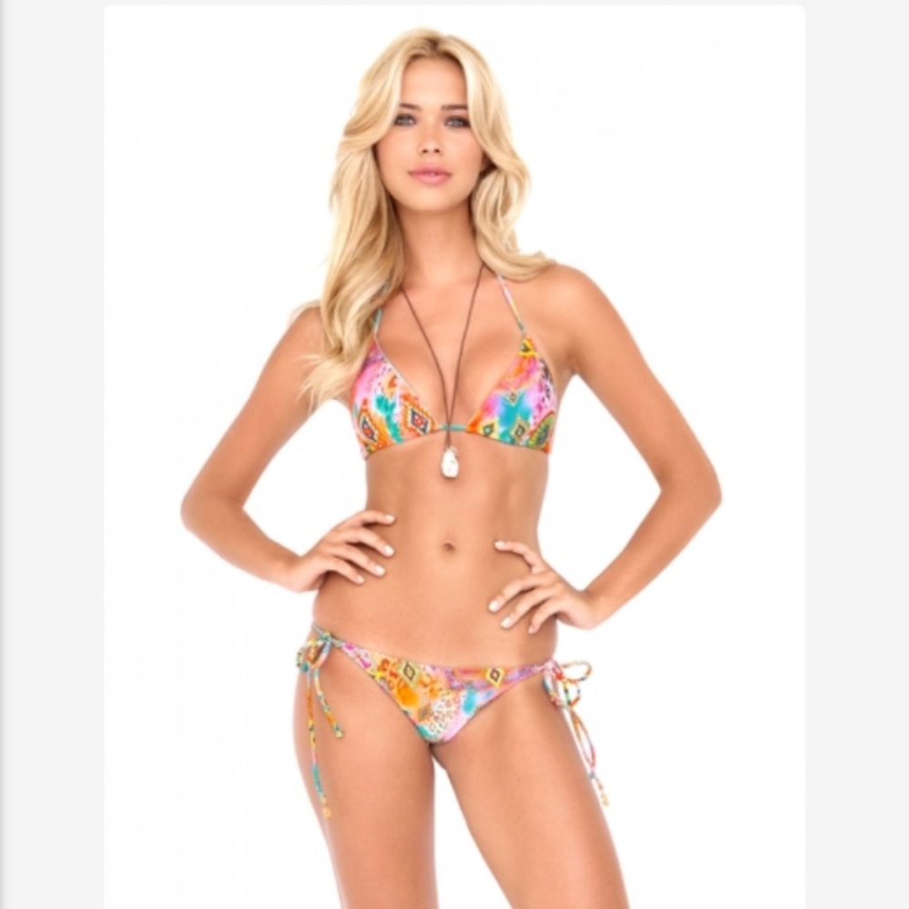 Luli Fama Boho Chic Brazilian Bikini Bottom & Top