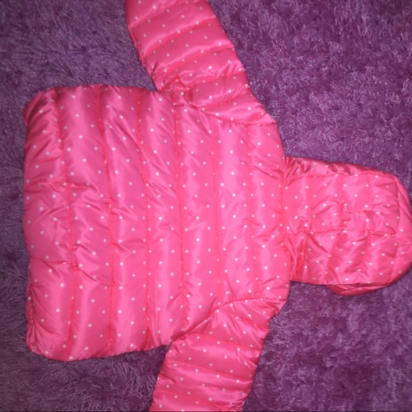 NEW GAP neon polkadot puffed jacket - Picture 5 of 7