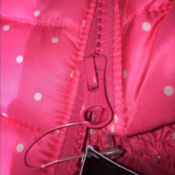 NEW GAP neon polkadot puffed jacket - Picture 7 of 7