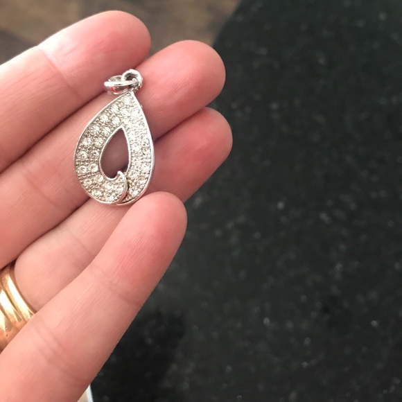 Silver Rhinestone slide - Picture 2 of 6