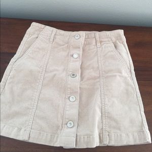 Cream velvet skirt Cream velvet skirt