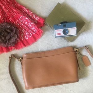 Vintage Coach Equestrian Zip Crossbody