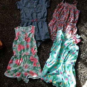 Toddler girl rompers