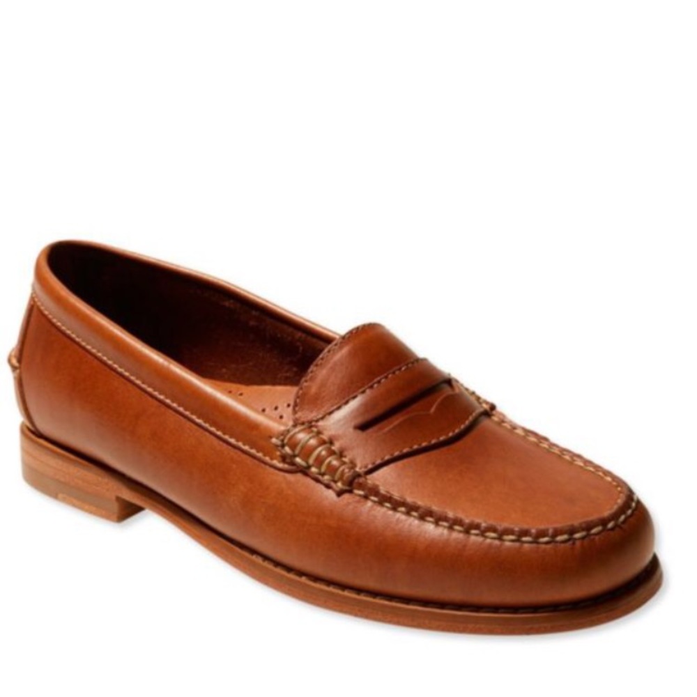 Signature L.L. Bean Handsewn Leather Loafers