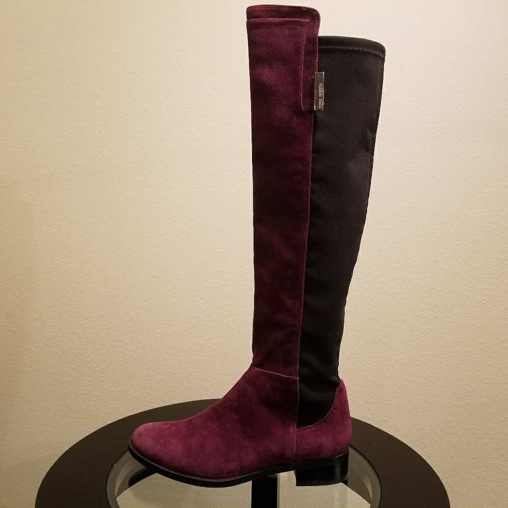 Vince Camuto Kellisi Womens Stretch Leather Boots
